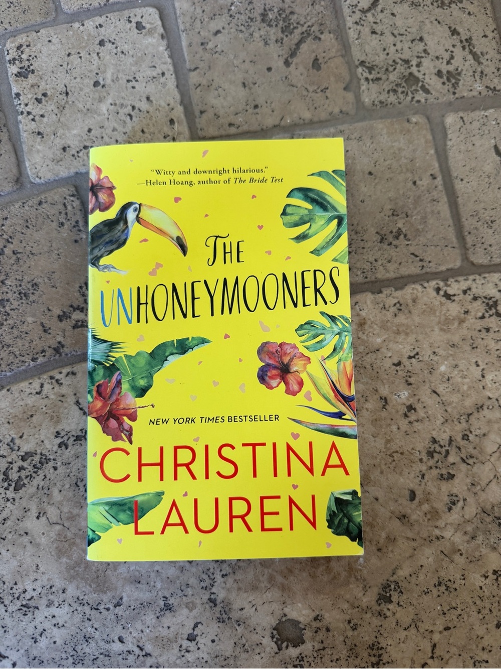 Christina Lauren Tropical Yellow Cover Coffee Table Book